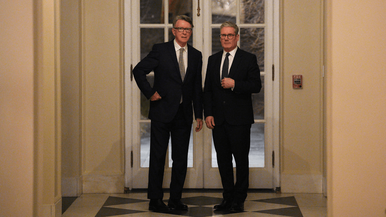 Peter Mandelson and Keir Starmer