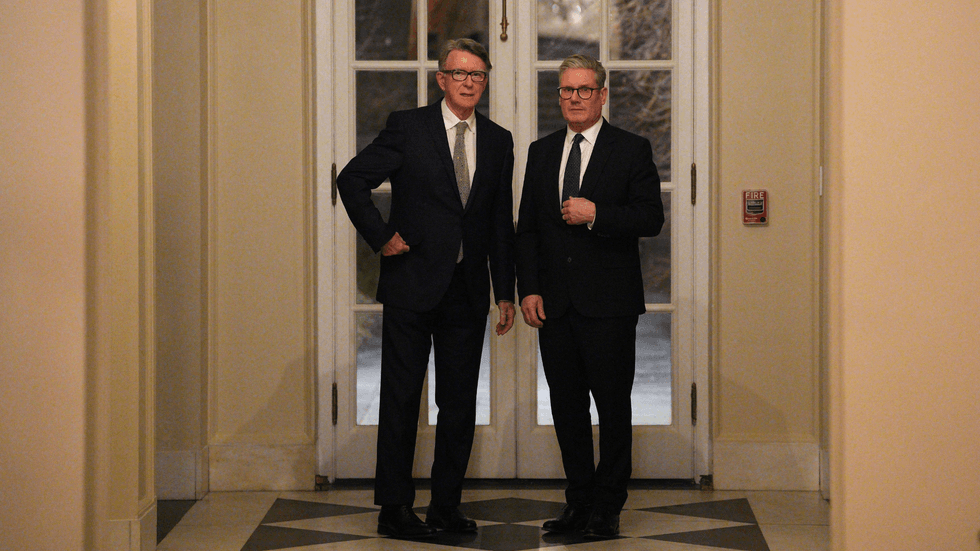 Peter Mandelson and Keir Starmer