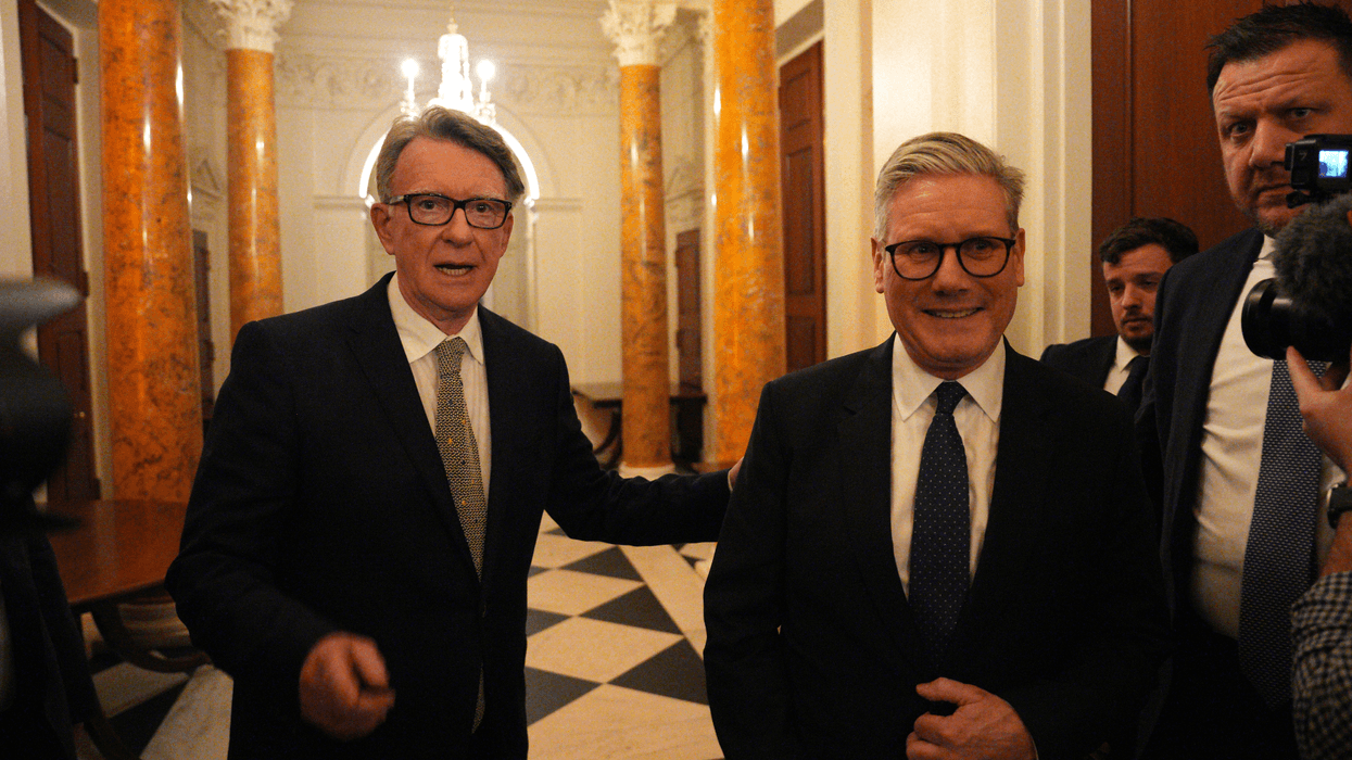 Peter Mandelson and Keir Starmer