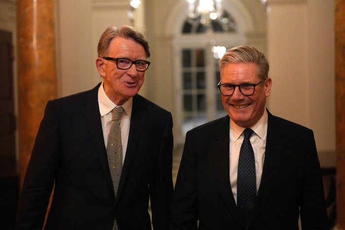 PETER MANDELSON KEIR STARMER
