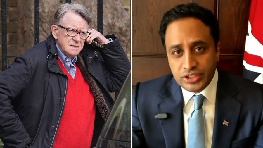 Peter Mandelson, Zia Yusuf