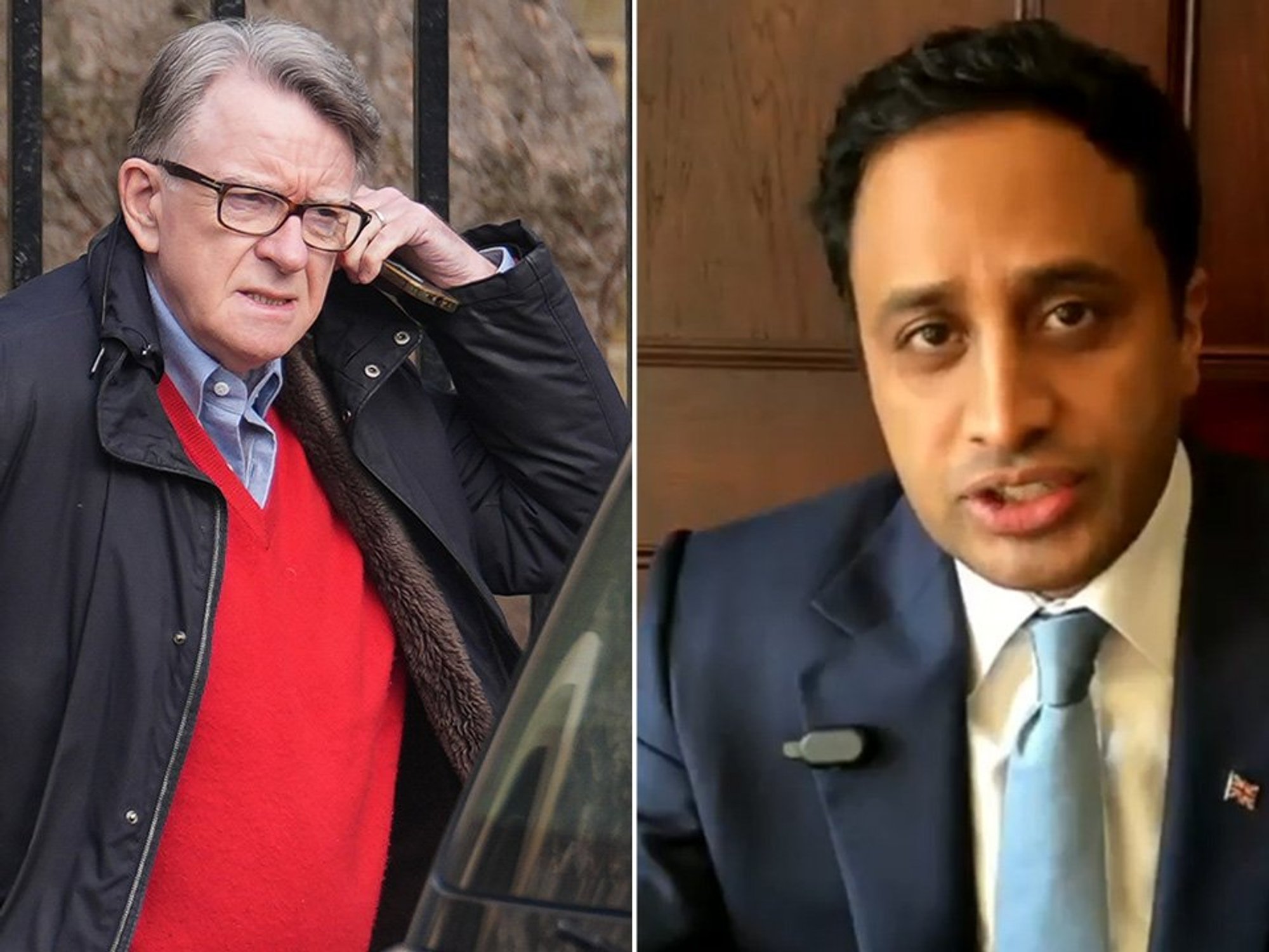 Peter Mandelson, Zia Yusuf