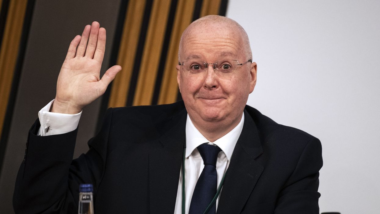 Peter Murrell giving evidence