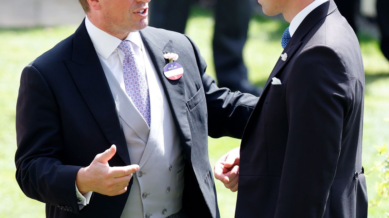 Peter Phillips and Prince William