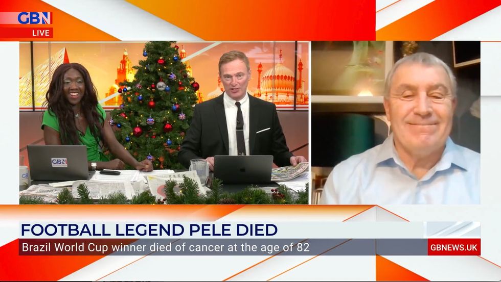 Peter Shilton joined Nana Akua and Martin Daubney on GB News