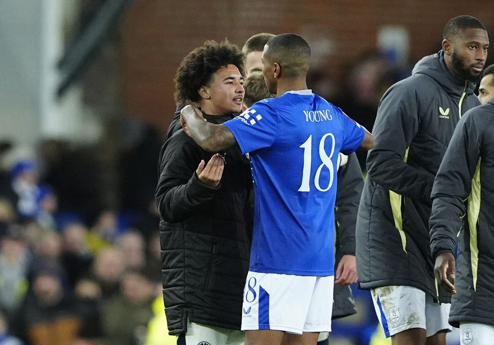 Peterborough Everton Tyler Ashley Young