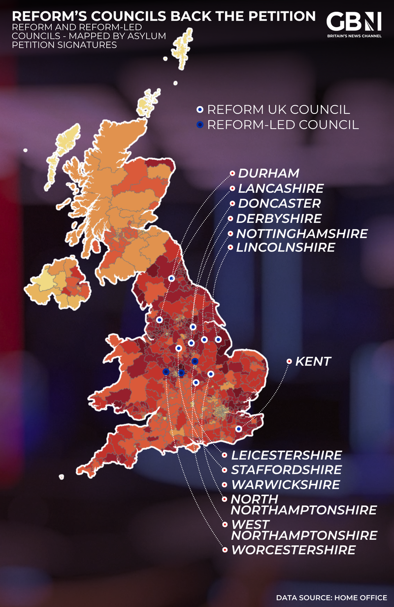 Petition hotspots