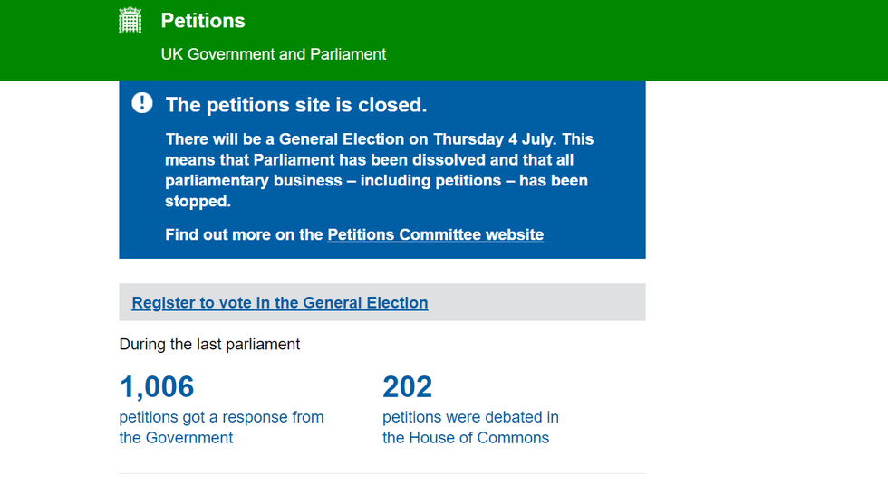 Petition site