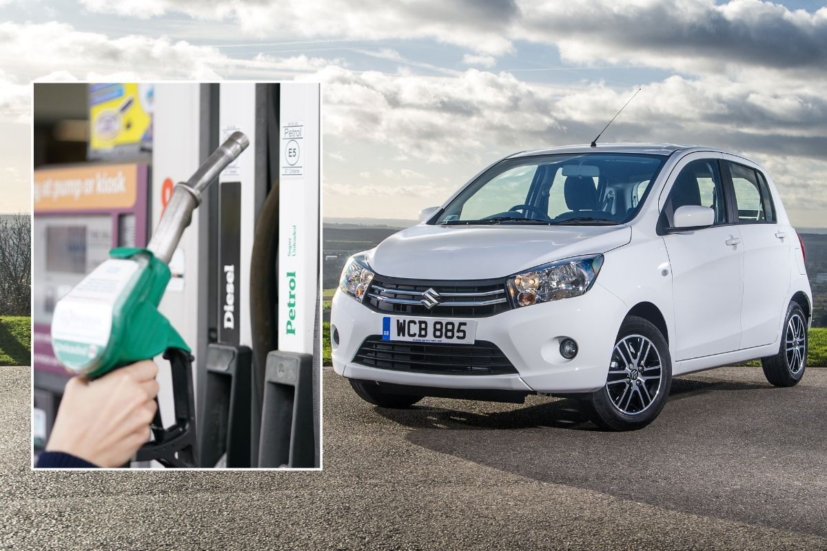 Petrol and diesel pump and the Suzuki Celerio