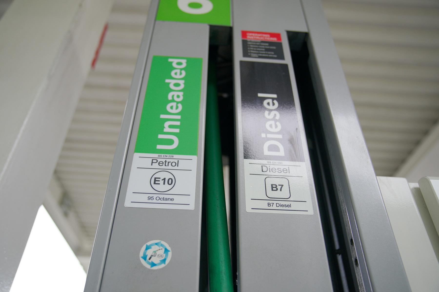 Petrol and diesel pump