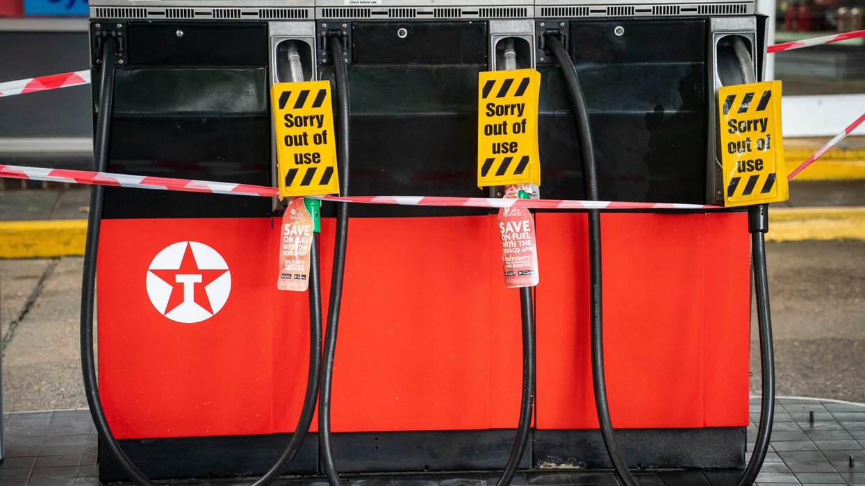 Petrol and diesel pumps out of use