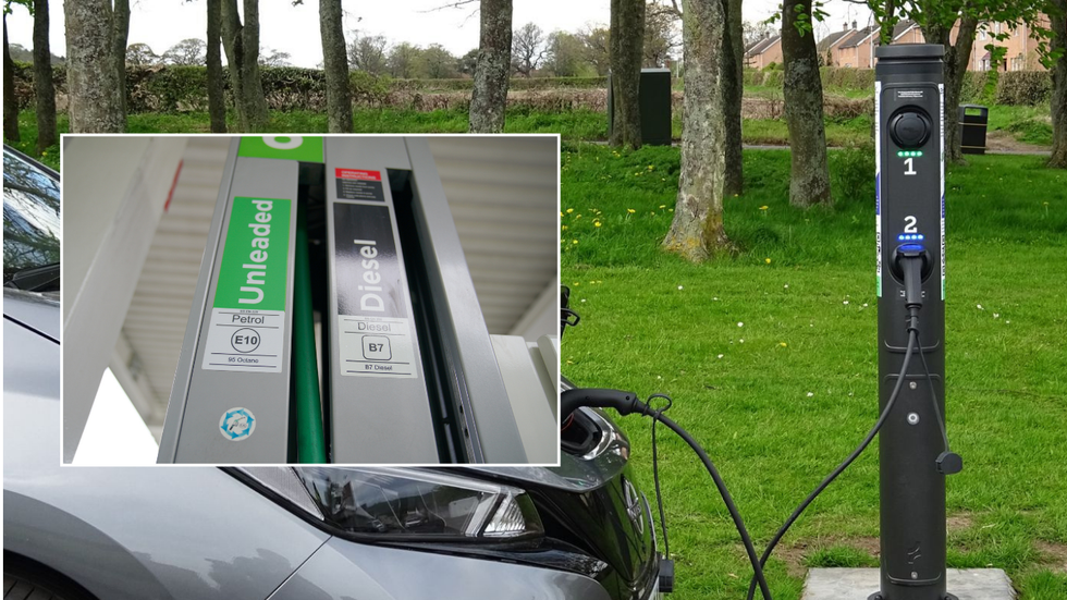 petrol/diesel/EV charger