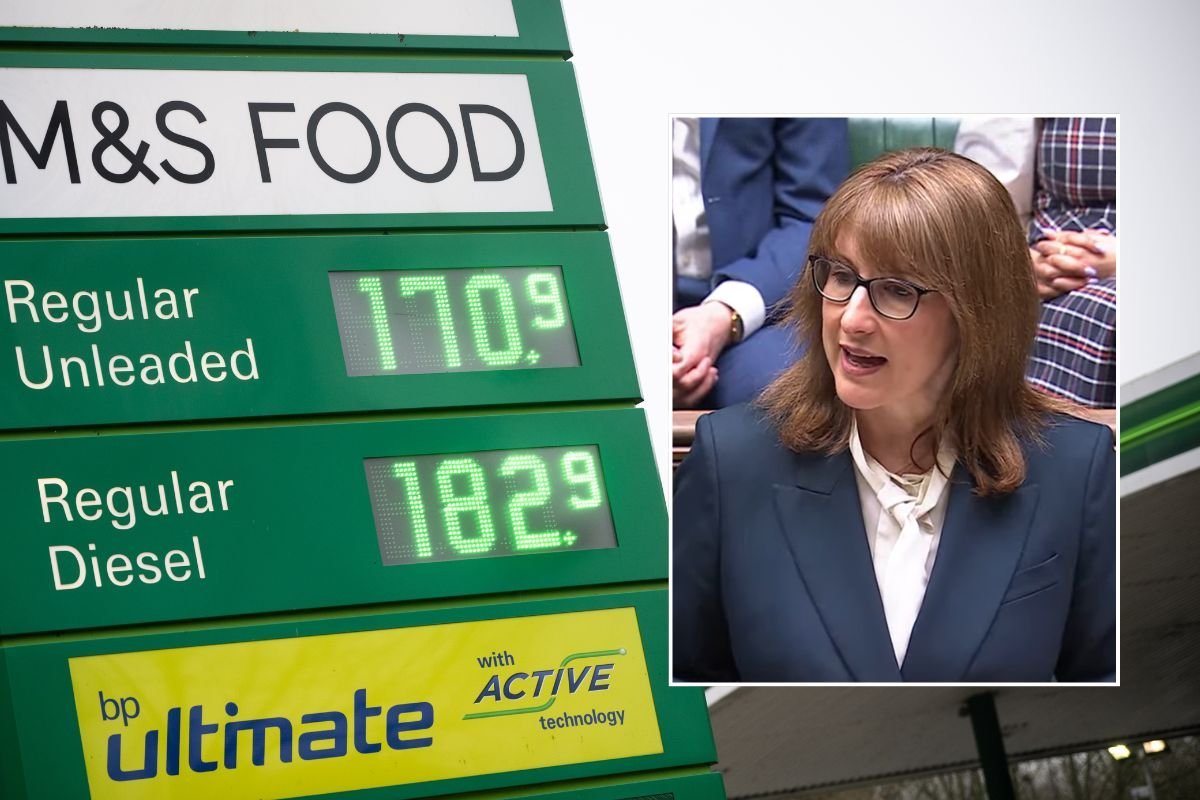 Petrol prices and Chancellor Rachel Reeves