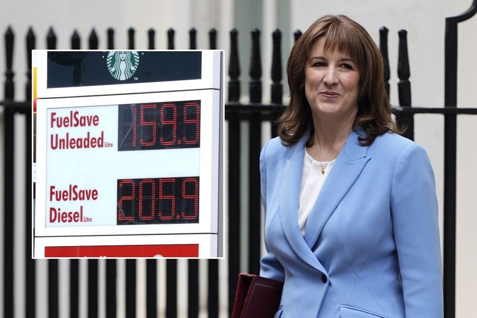 Petrol prices and Chancellor Rachel Reeves