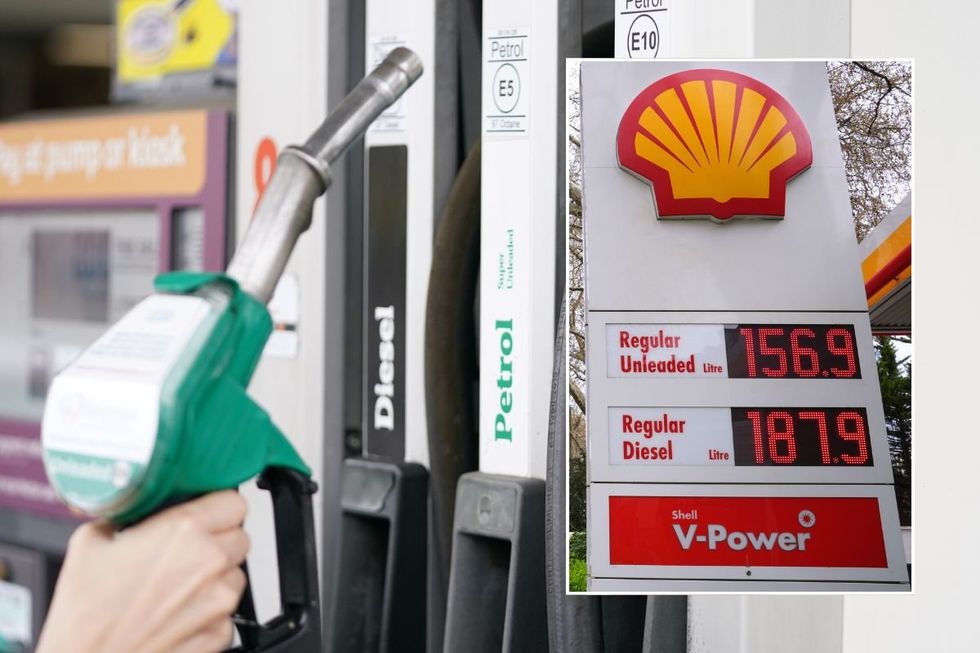 Petrol pump and fuel prices
