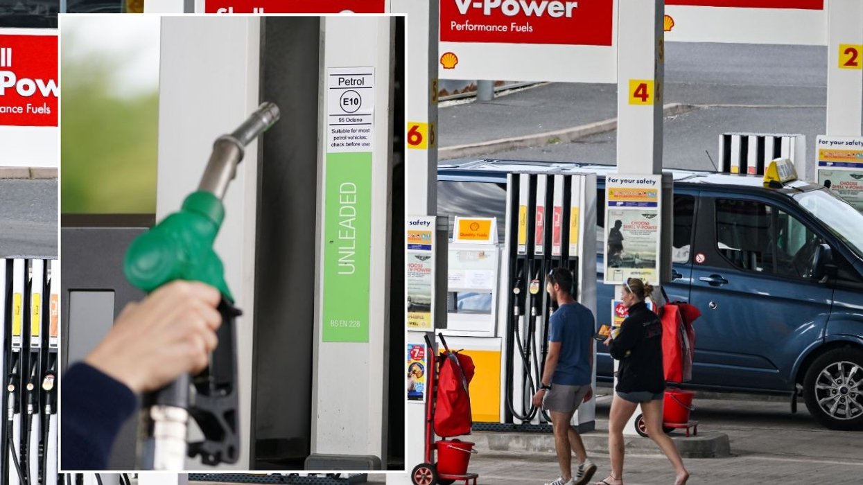 Petrol pump and fuel station