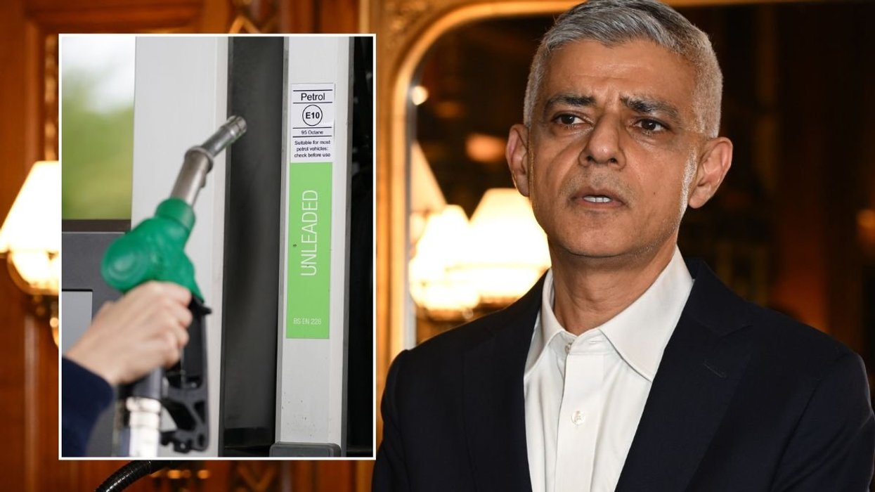 Petrol pump and London Mayor Sadiq Khan