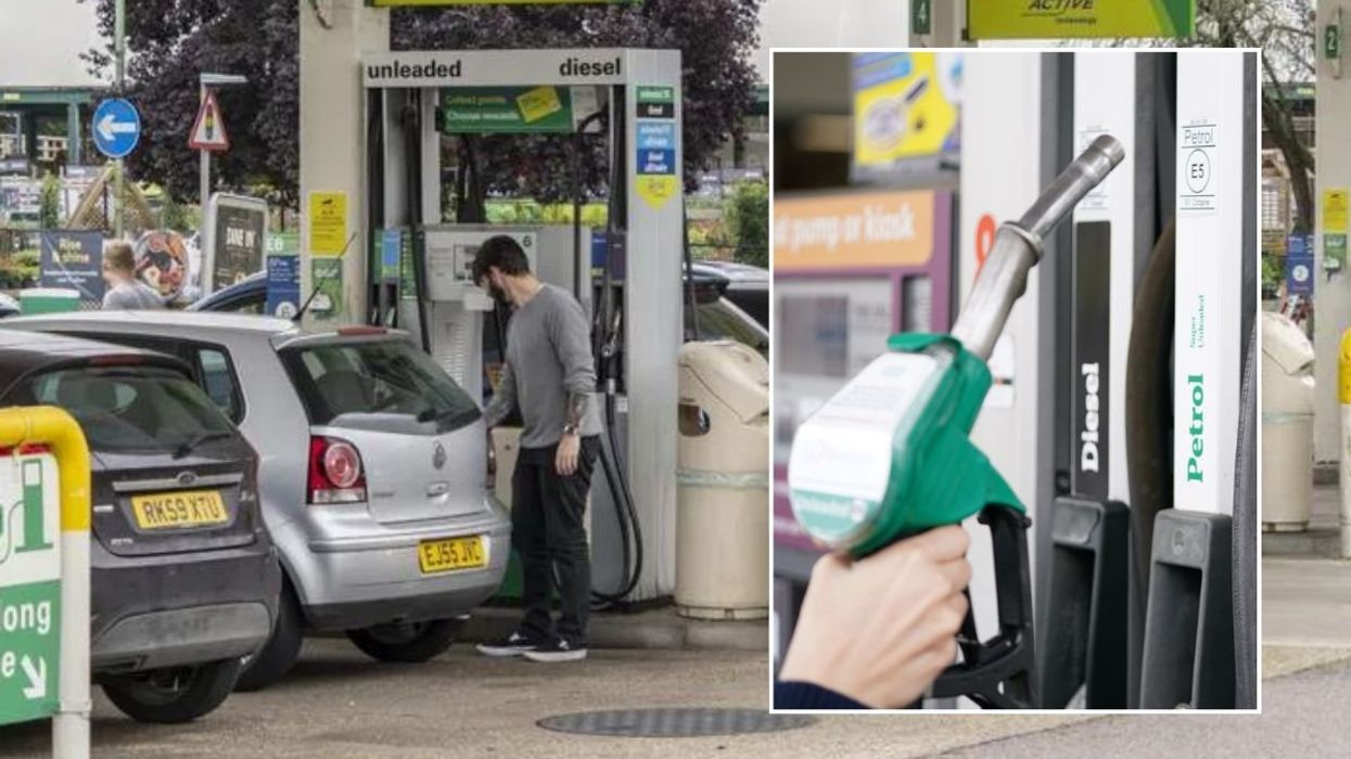 Petrol station and a fuel pump