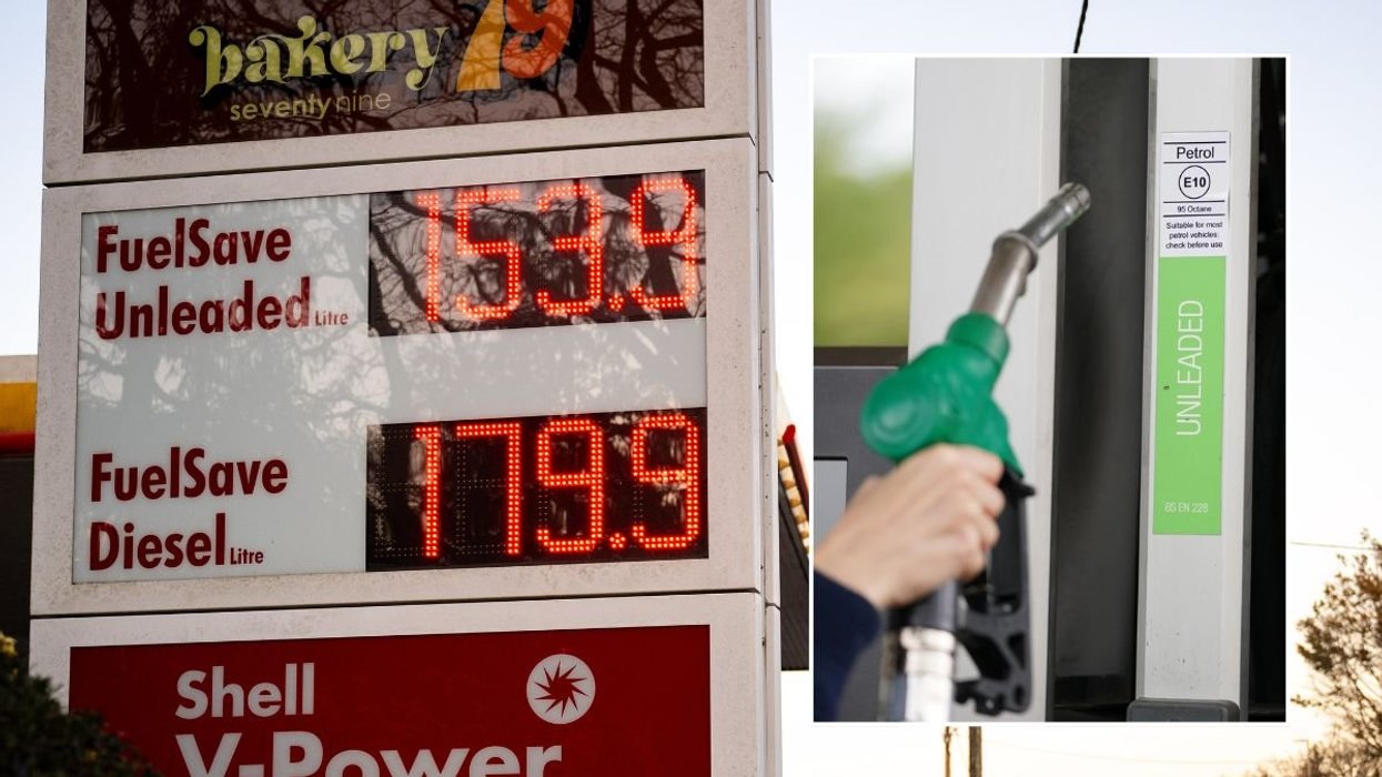 PEtrol station and a petrol pump