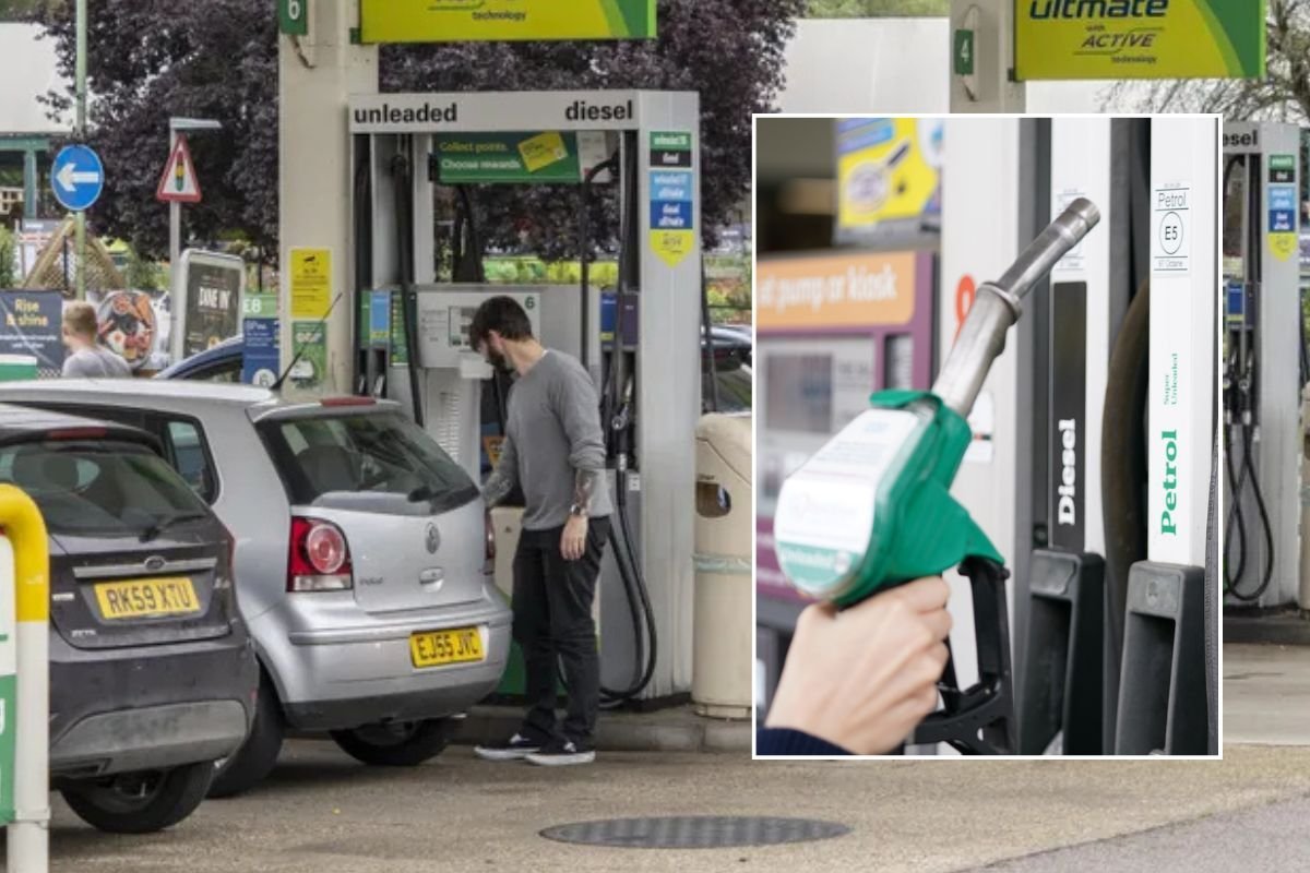 Petrol station and a petrol pump