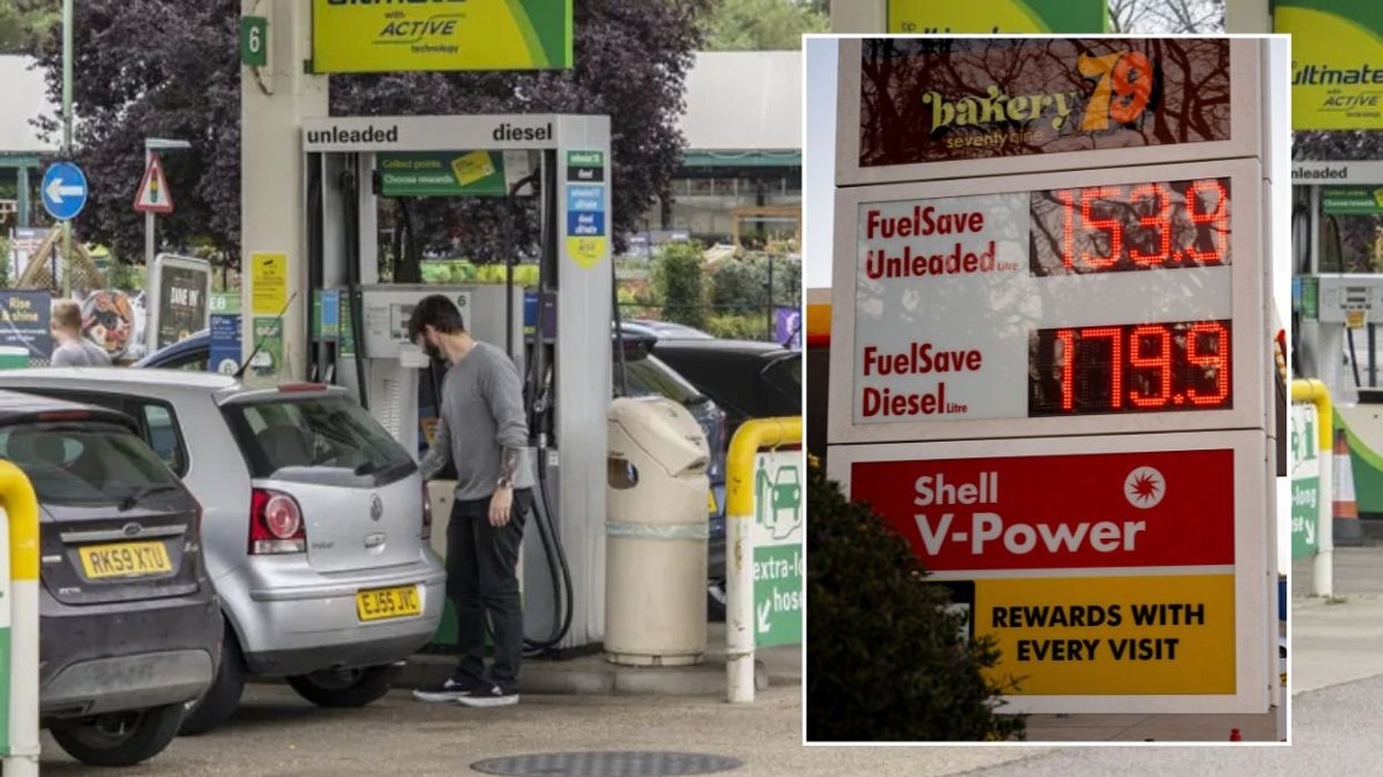 Petrol station and expensive fuel prices