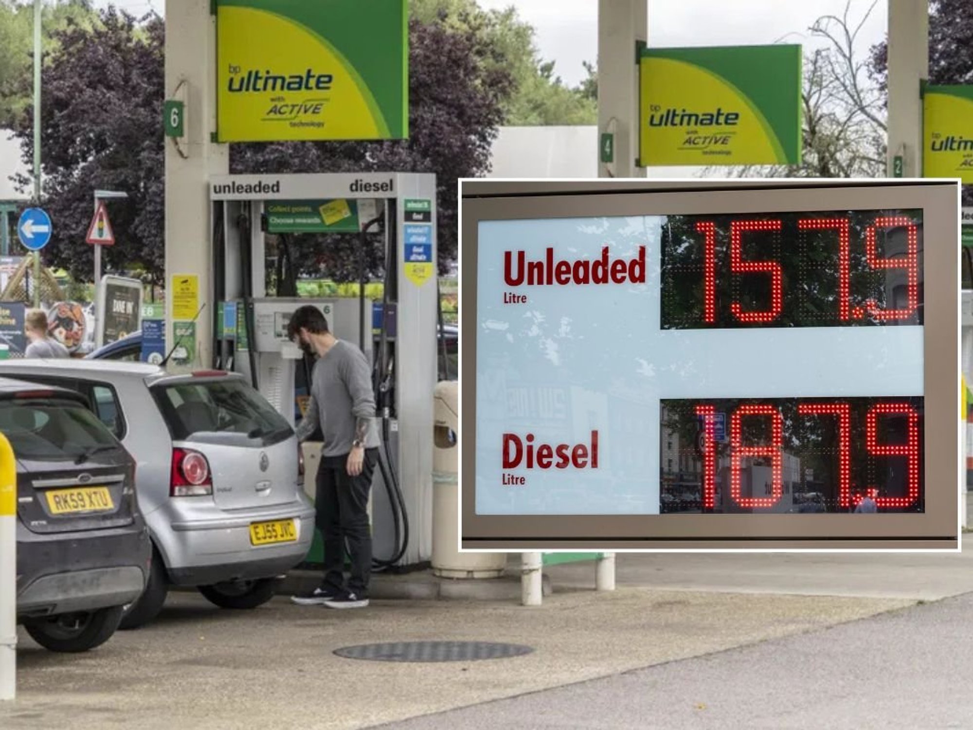 Petrol station and expensive fuel prices