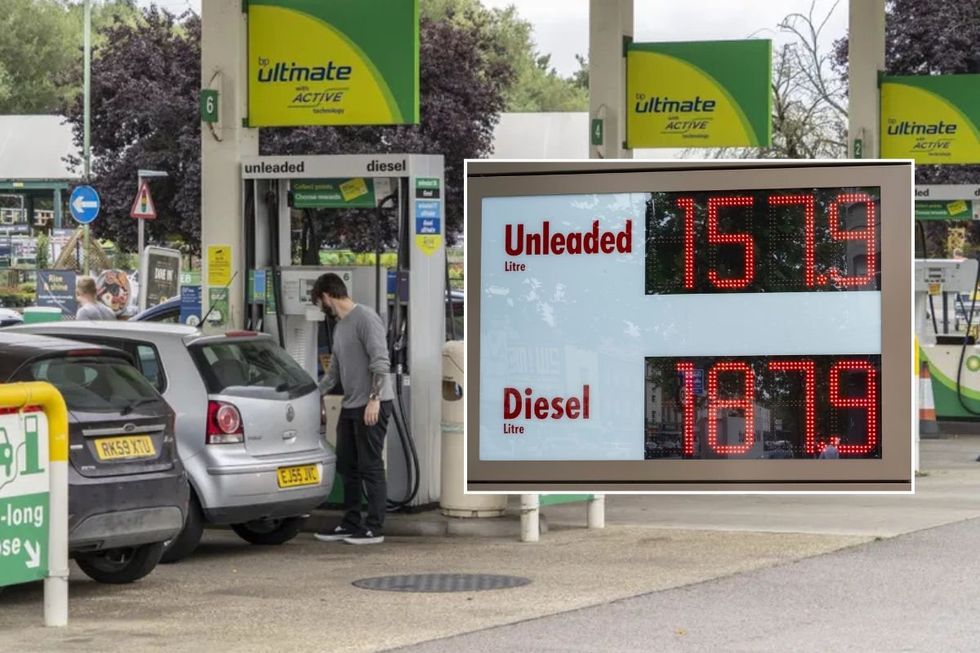 Petrol station and expensive fuel prices