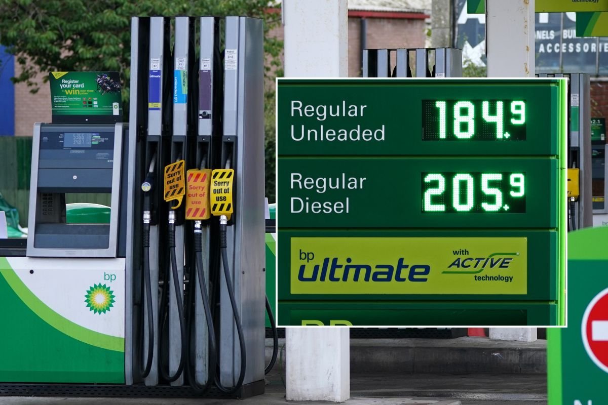 Petrol station and expensive petrol prices a