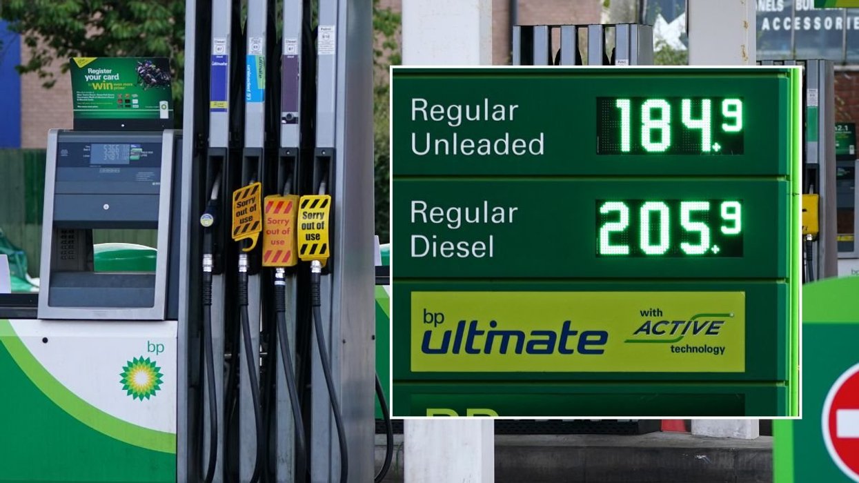 Petrol station and expensive petrol prices a