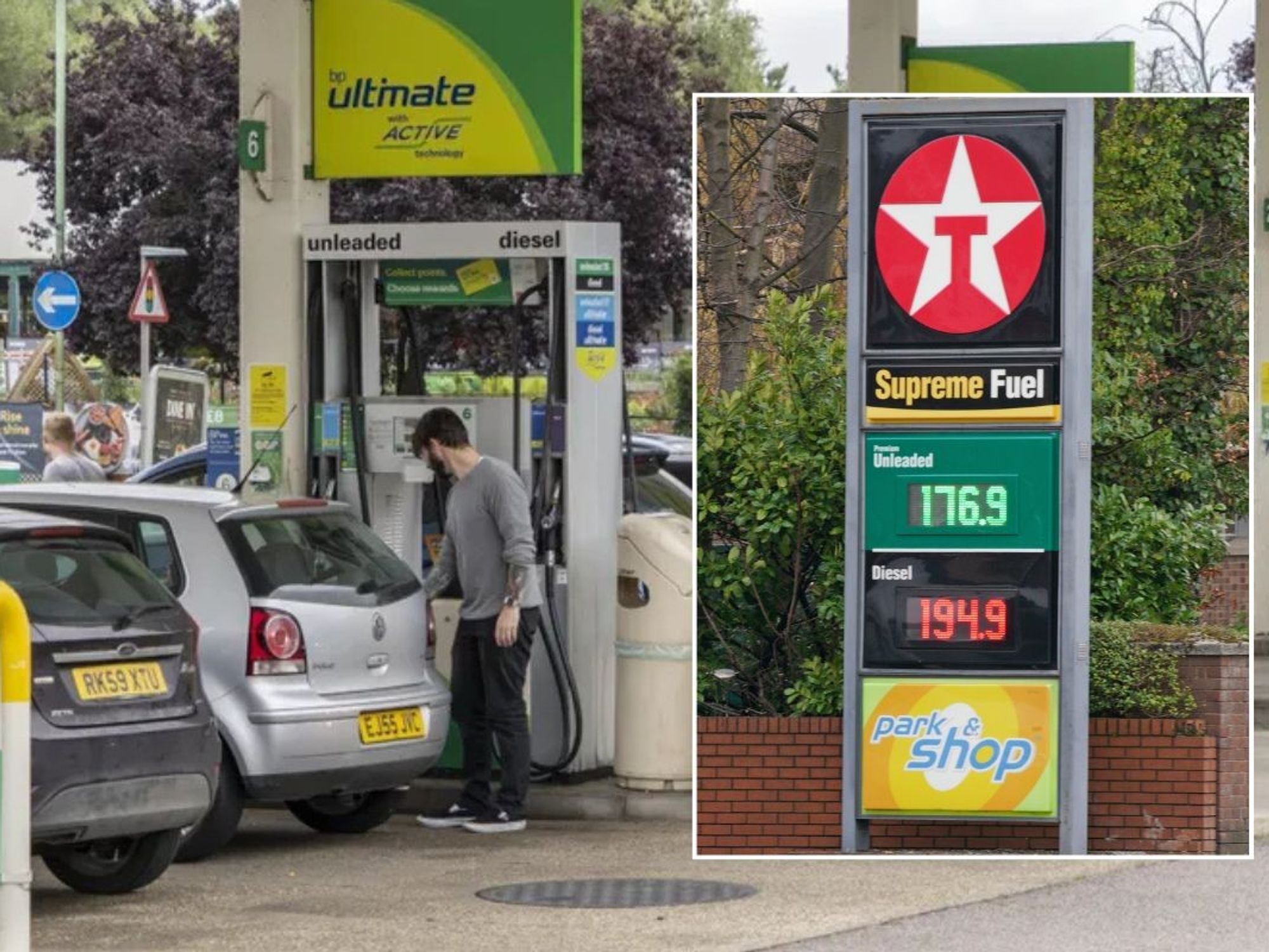 Petrol station and fuel prices