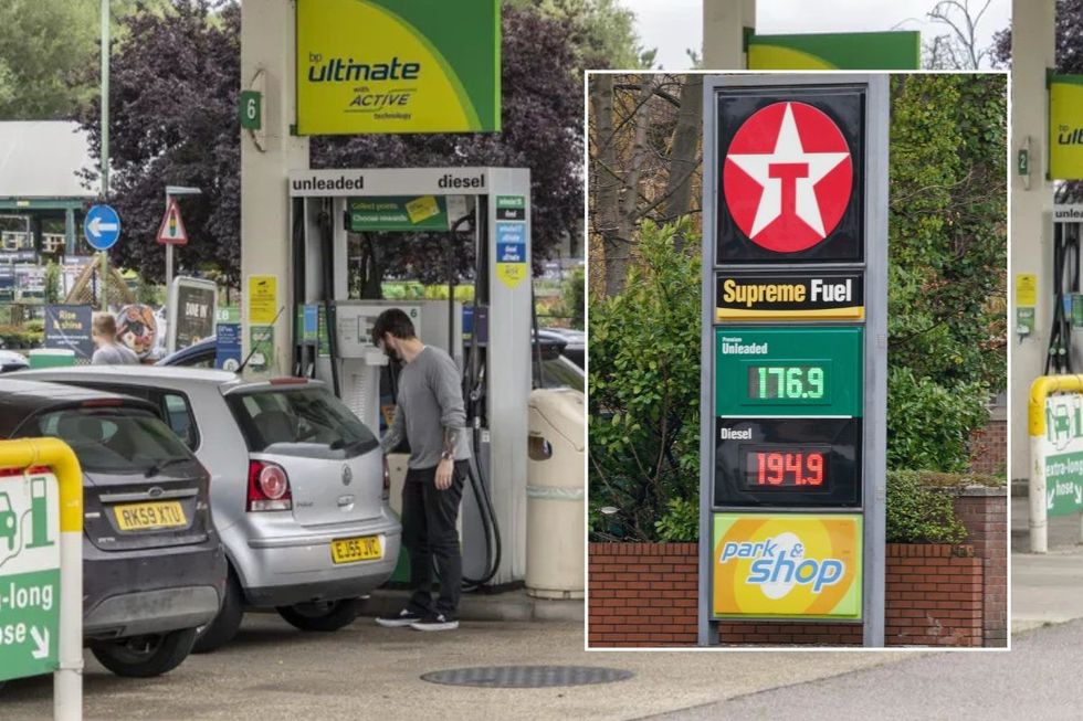 Petrol station and fuel prices