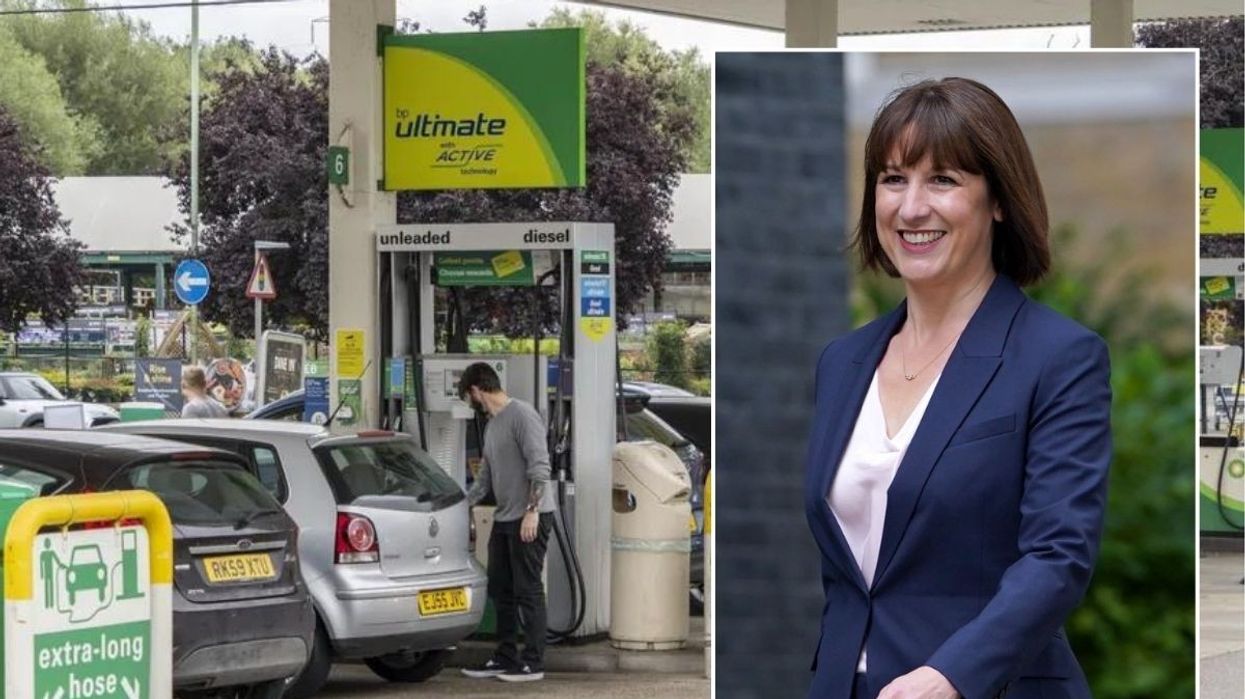 Petrol station and Rachel Reeves
