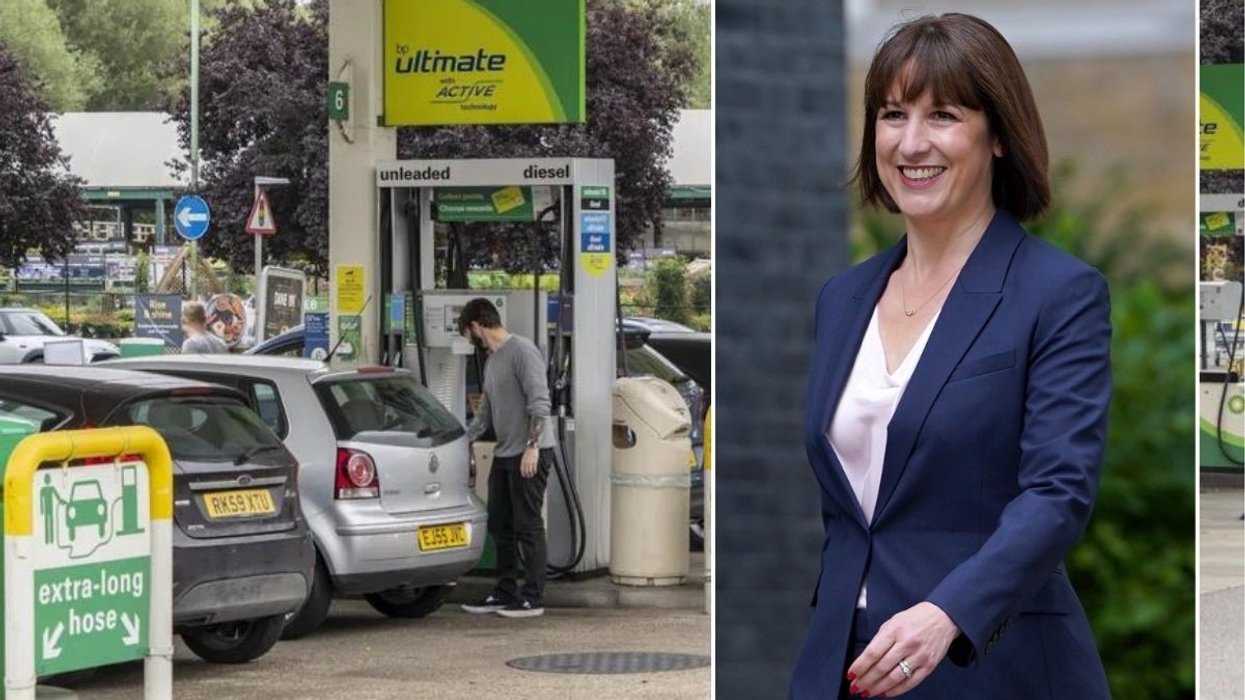 Petrol station and Rachel Reeves
