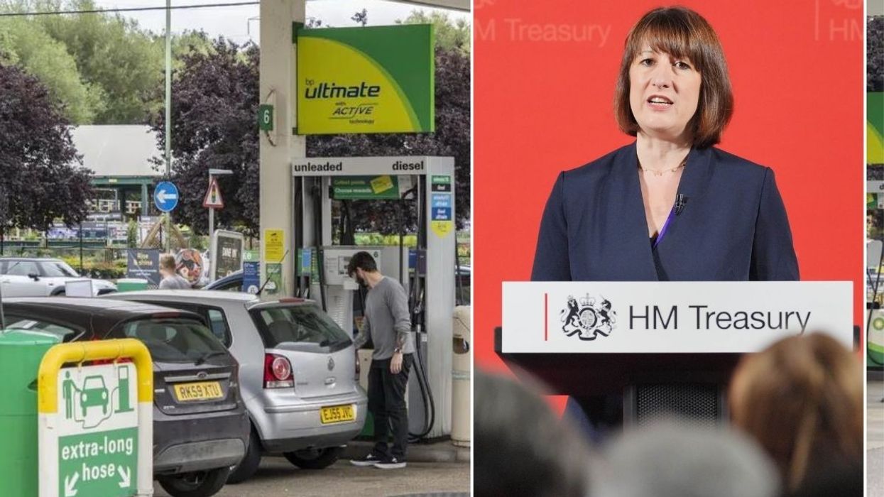 Petrol station and Rachel Reeves