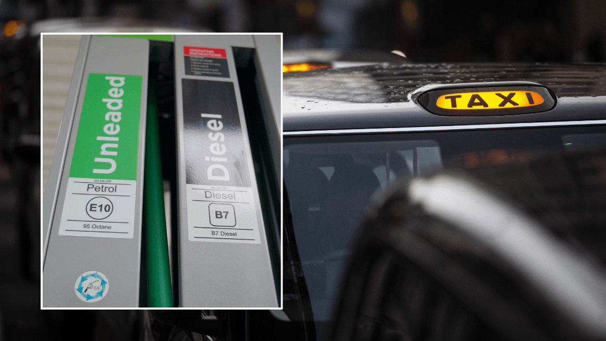 Petrol station and taxi rank