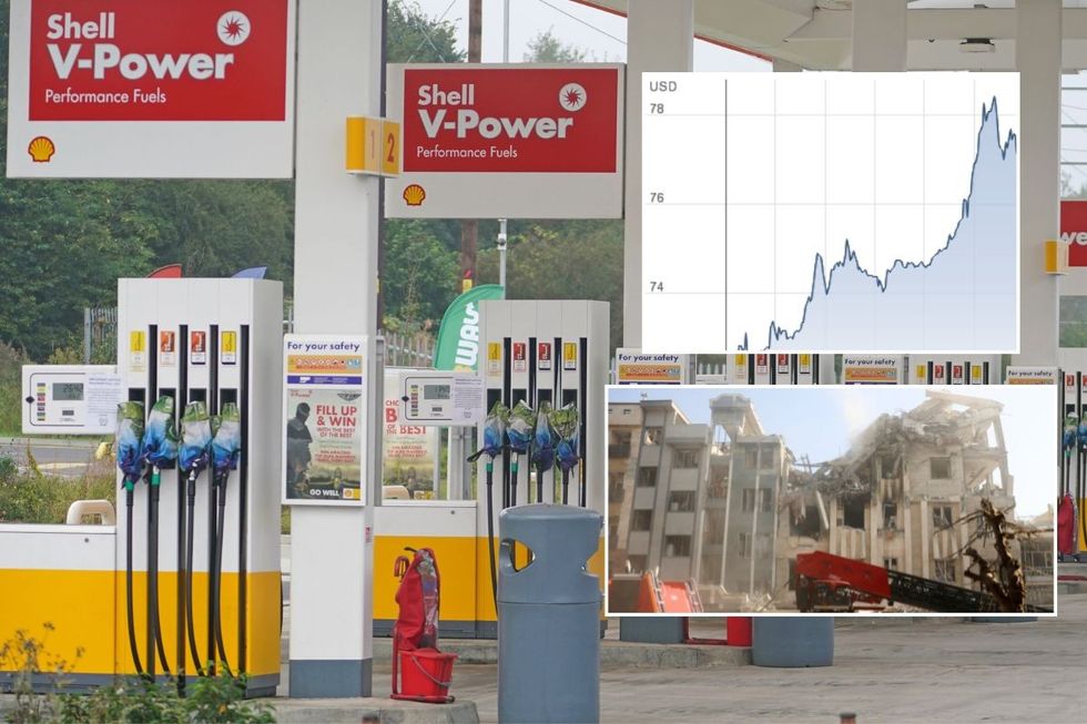 Petrol station, fuel prices the aftermath of an Israeli attack on Iran