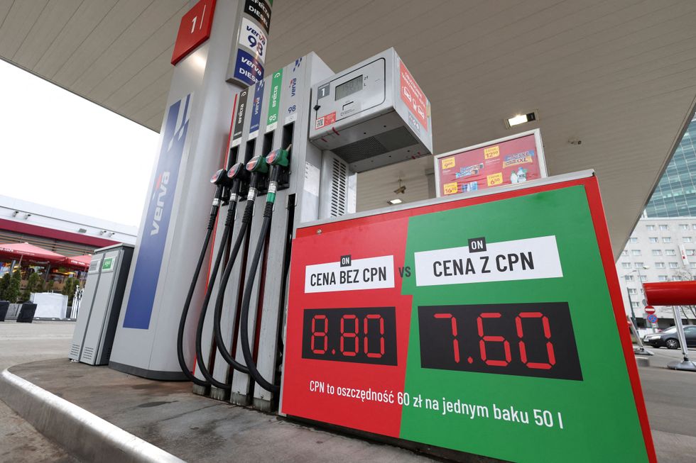 Petrol station in Poland