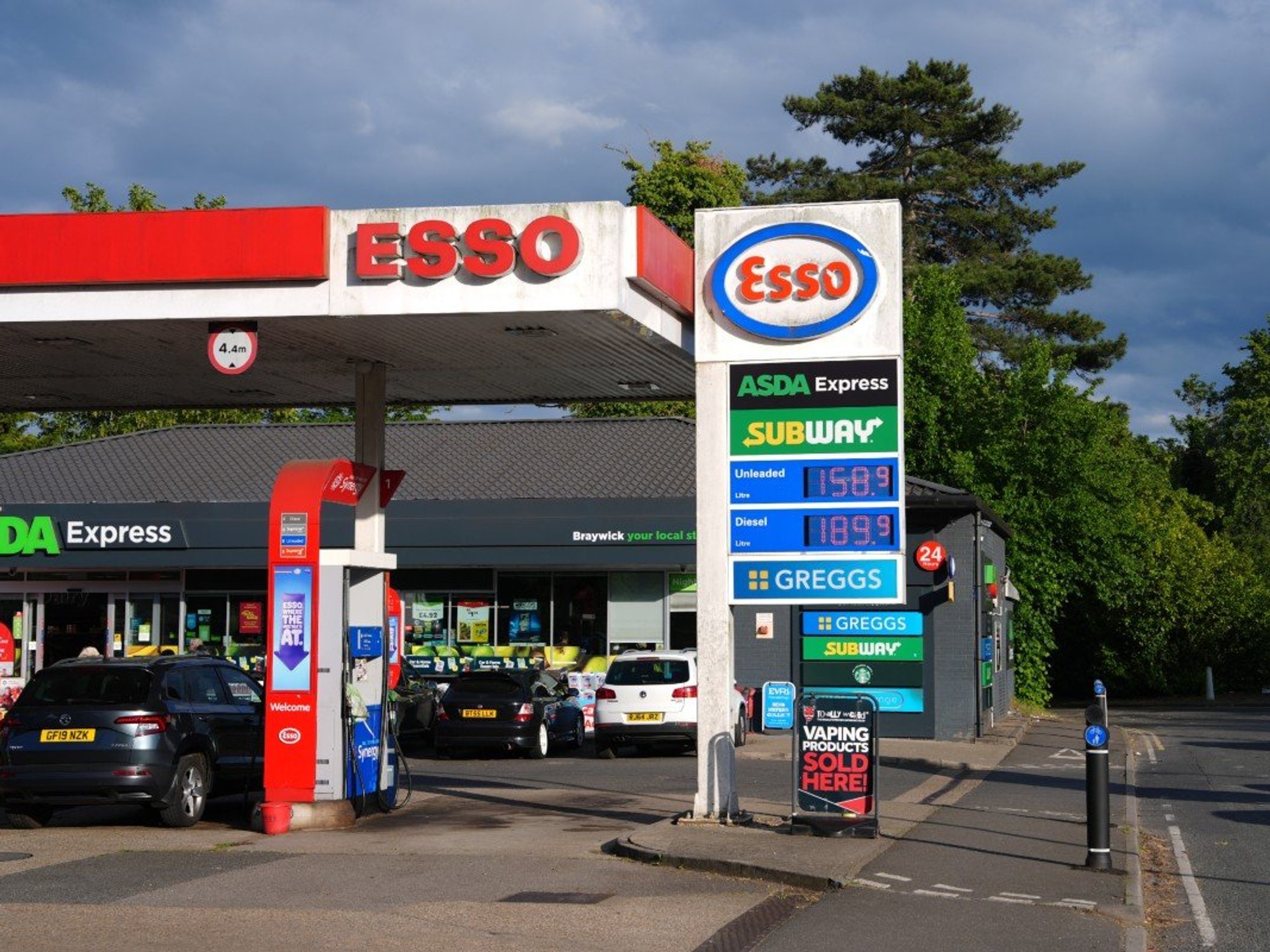 Petrol station