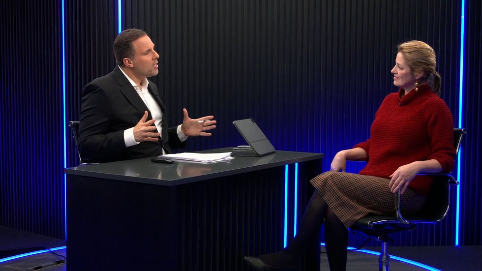 Petronella Wyatt joined Dan Wootton on GB News