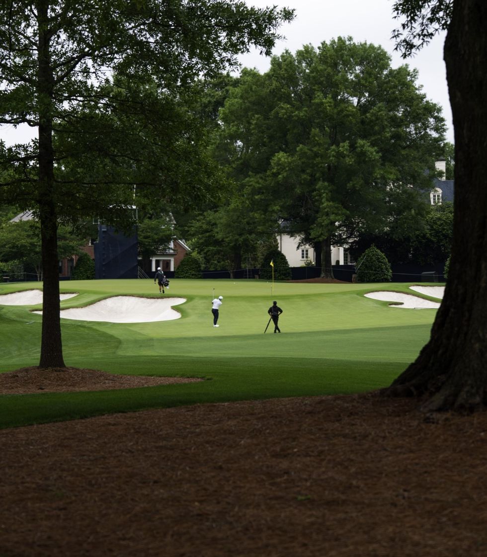 PGA Championship fans were not allowed in at Quail Hollow due to the weather