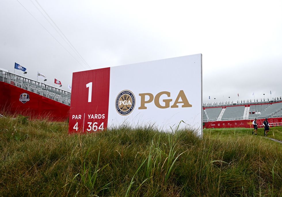 PGA signage at Whistling Straits, Wisconsin