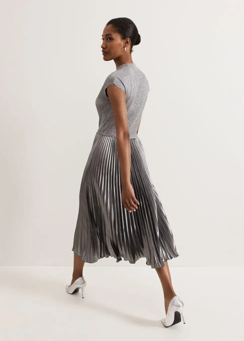 Phase Eight Jayla Metallic Knit Dress
