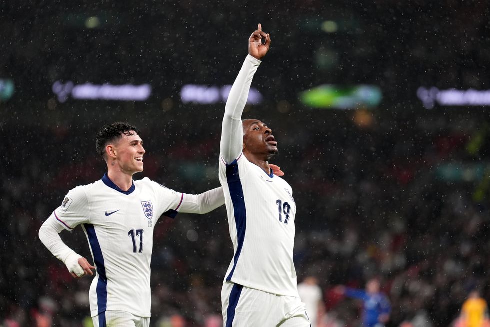 Phil Foden and Eberechi Eze