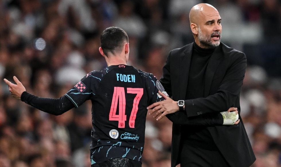 Phil Foden Man City Real Madrid