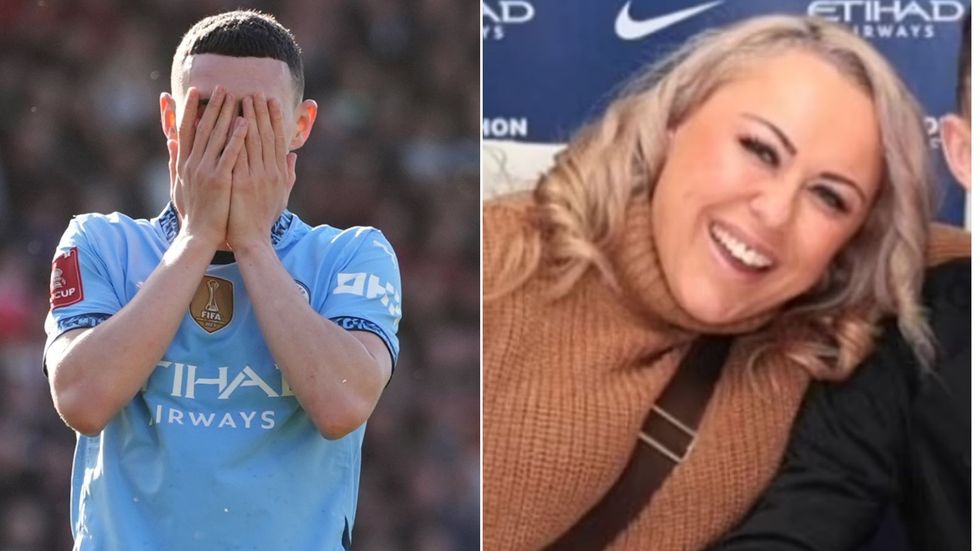 Phil Foden mum Man United Man City