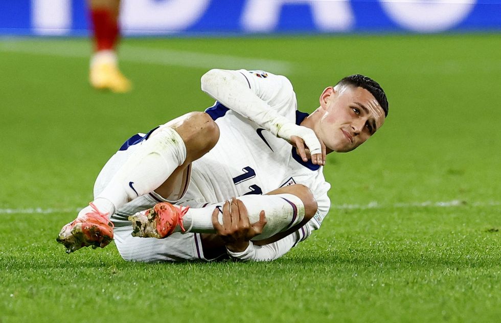 Phil Foden struggled to make an impact out wide