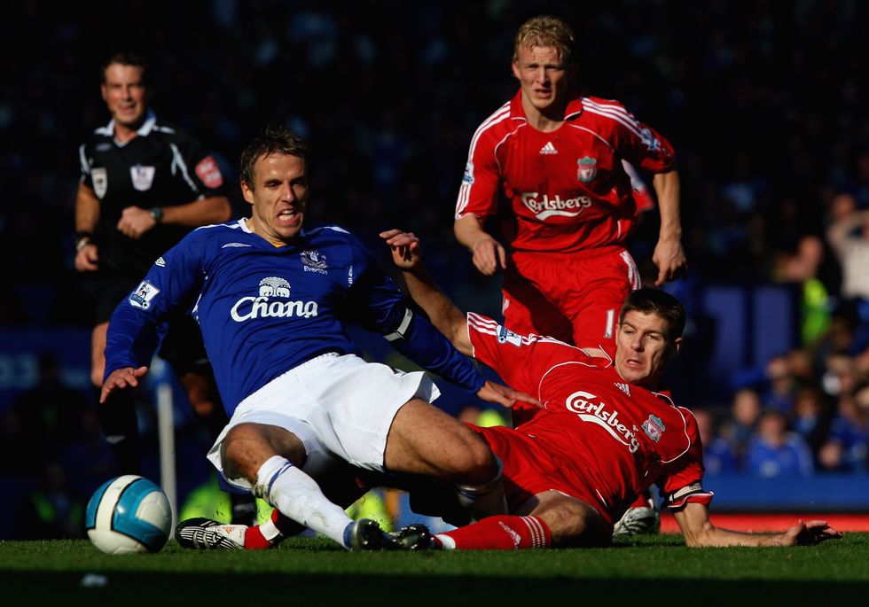 Phil Neville, Steven Gerrard, Mak Clattenburg