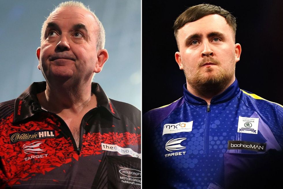 Phil Taylor Luke Littler