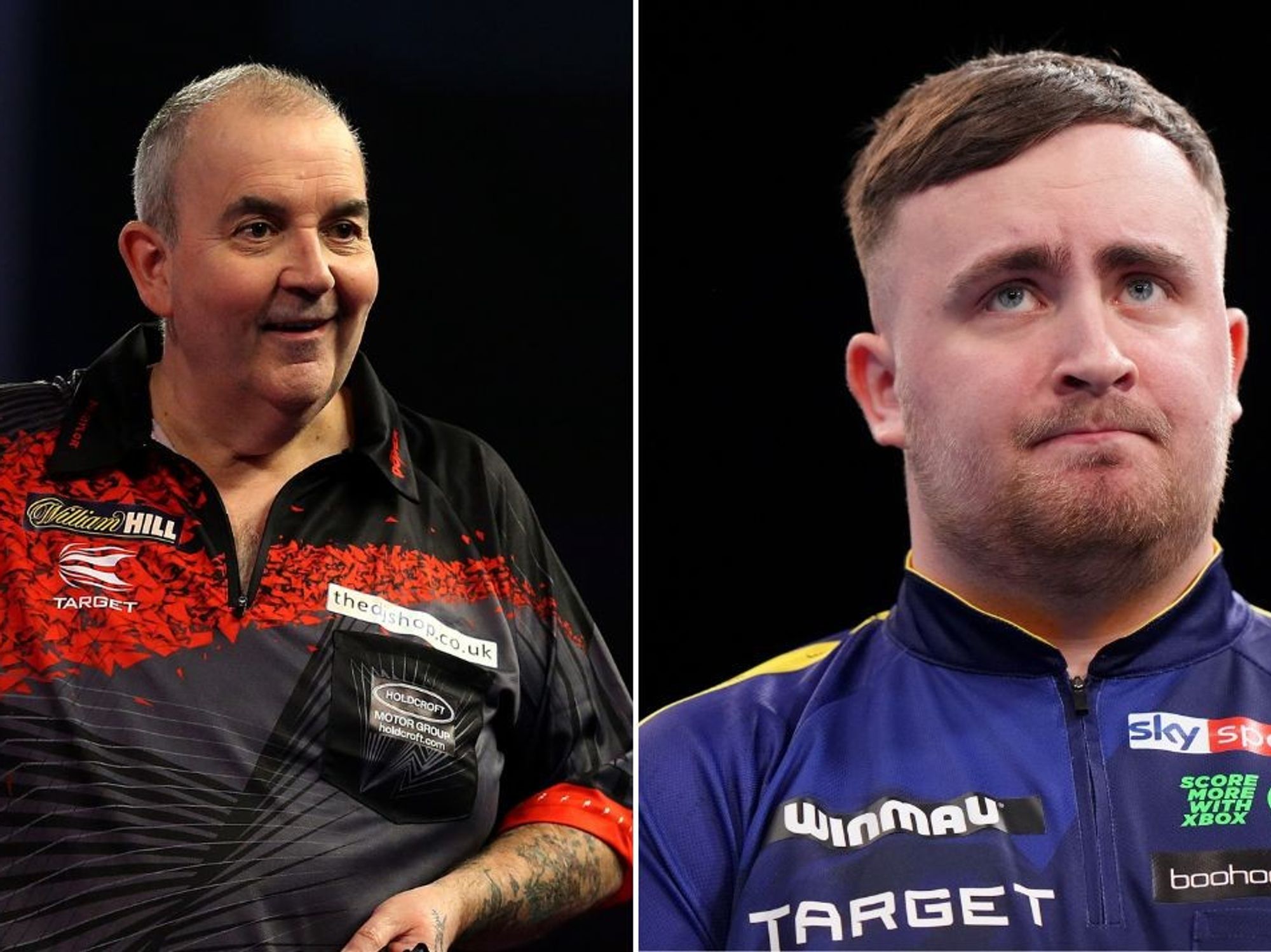 Phil Taylor Luke Littler