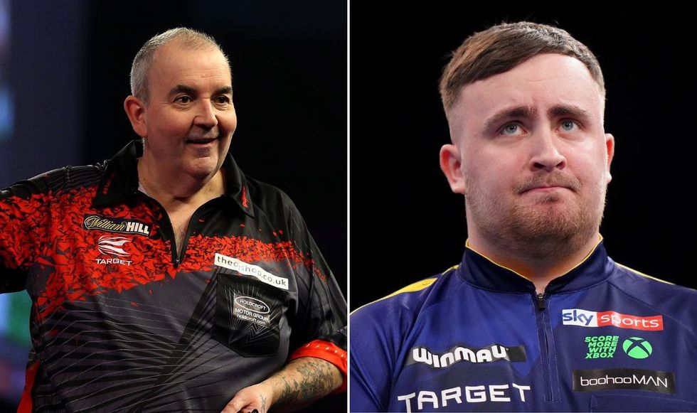 Phil Taylor Luke Littler